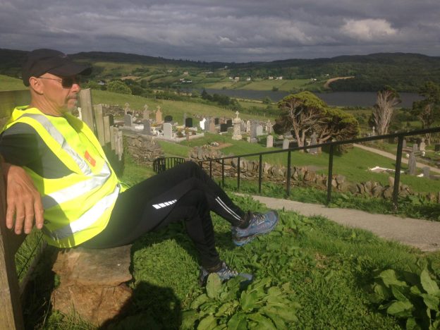 Cycling near Gartan in Donegal, Ireland