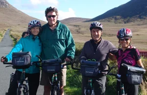 Cyclists at Glendowan, Co. Donegal, Ireland