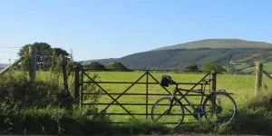 Bicycle at Farm Gate in Ireland